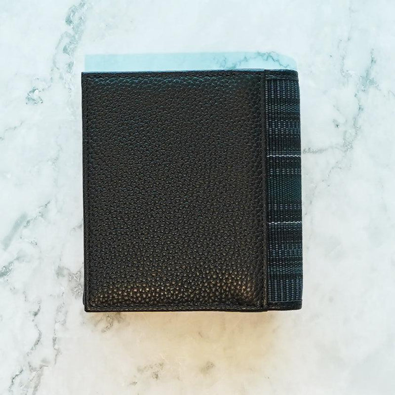 [錢包]折疊的錢包yassami（黑色）| Azamiya | Yaeyama Minsaa（紡織品）