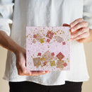 [ARTPANEL] SPRING HARU-KOMON (CHERRY BLOSSOM) S | GOLD AND SILVER DECORATIVE WORK| IPPINSHU