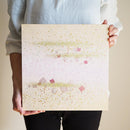 [ARTPANEL] SPRING HARU-KOMON (CHERRY BLOSSOM) L | GOLD AND SILVER DECORATIVE WORK| IPPINSHU