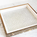 [ARTPANEL] SPRING TSUYU-KUSA (ASIATIC DAYFLOWER) L | GOLD AND SILVER DECORATIVE WORK| IPPINSHU