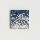 [ARTPANEL] SUMMER OH-NAMI (BIG WAVE) INDIGO S | GOLD AND SILVER DECORATIVE WORK| IPPINSHU