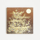 [ARTPANEL] AUTUMN AKI-KUSA (AUTUMN FLOWERS) BROWN L | GOLD AND SILVER DECORATIVE WORK| IPPINSHU