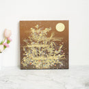 [ARTPANEL] AUTUMN AKI-KUSA (AUTUMN FLOWERS) BROWN L | GOLD AND SILVER DECORATIVE WORK| IPPINSHU