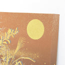 [ARTPANEL] AUTUMN AKI-KUSA (AUTUMN FLOWERS) BROWN L | GOLD AND SILVER DECORATIVE WORK| IPPINSHU