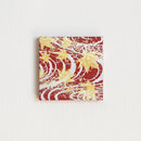 [ARTPANEL] AUTUMN TATSUTA-GAWA (RIVER AND MAPLE) RED S | GOLD AND SILVER DECORATIVE WORK| IPPINSHU
