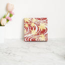 [ARTPANEL] AUTUMN TATSUTA-GAWA (RIVER AND MAPLE) RED S | GOLD AND SILVER DECORATIVE WORK| IPPINSHU