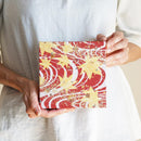 [ARTPANEL] AUTUMN TATSUTA-GAWA (RIVER AND MAPLE) RED S | GOLD AND SILVER DECORATIVE WORK| IPPINSHU