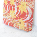 [ARTPANEL] AUTUMN TATSUTA-GAWA (RIVER AND MAPLE) RED S | GOLD AND SILVER DECORATIVE WORK| IPPINSHU