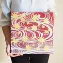 [ARTPANEL] AUTUMN TATSUTA-GAWA (RIVER AND MAPLE) RED L | GOLD AND SILVER DECORATIVE WORK| IPPINSHU