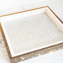 [ARTPANEL] WINTER GIN-KARAKUSA (ARABESQUE) L | GOLD AND SILVER DECORATIVE WORK| IPPINSHU