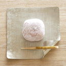 [SMALL DISH (PLATE)] SUZUGAMI 11×11 KAZAHANA | TAKAOKA BRONZE CASTING