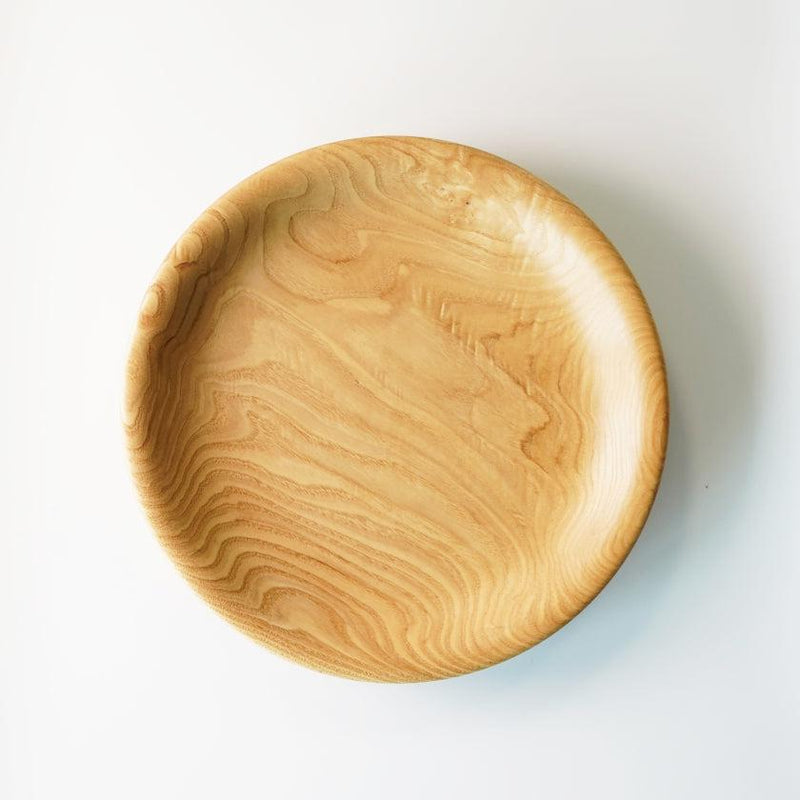 [LARGE PLATE (PLATTER)] CHESTNUT TREE (CURRY DISH) | WOODWORKING