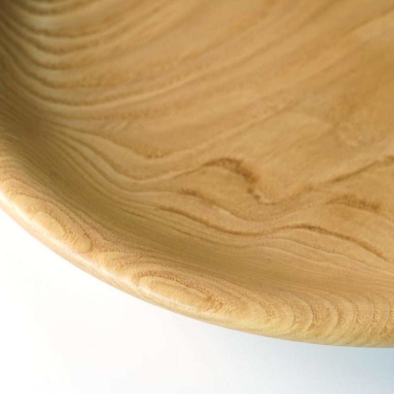 [LARGE PLATE (PLATTER)] CHESTNUT TREE (CURRY DISH) | WOODWORKING