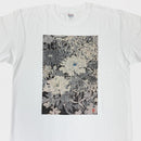 [T-SHIRT] FLOWER MONOCHROME (ONE-SIZE-FITS-ALL) | KAGA YUZEN | J.Flavor * HIROYUKI KIKUTA