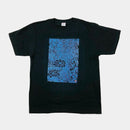 [T-SHIRT] FLOWER BLACK (ONE-SIZE-FITS-ALL) | KAGA YUZEN | J.Flavor * HIROYUKI KIKUTA