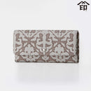 [WALLET] SARAMAS 7424 | KOUSHU INDEN (LACQUERED DEERSKIN CRAFTS)| INDEN-YA