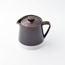 [JAPANESE TEA POT] ES POT AME GLAZE | HASAMI WARES| SAIKAI TOKI