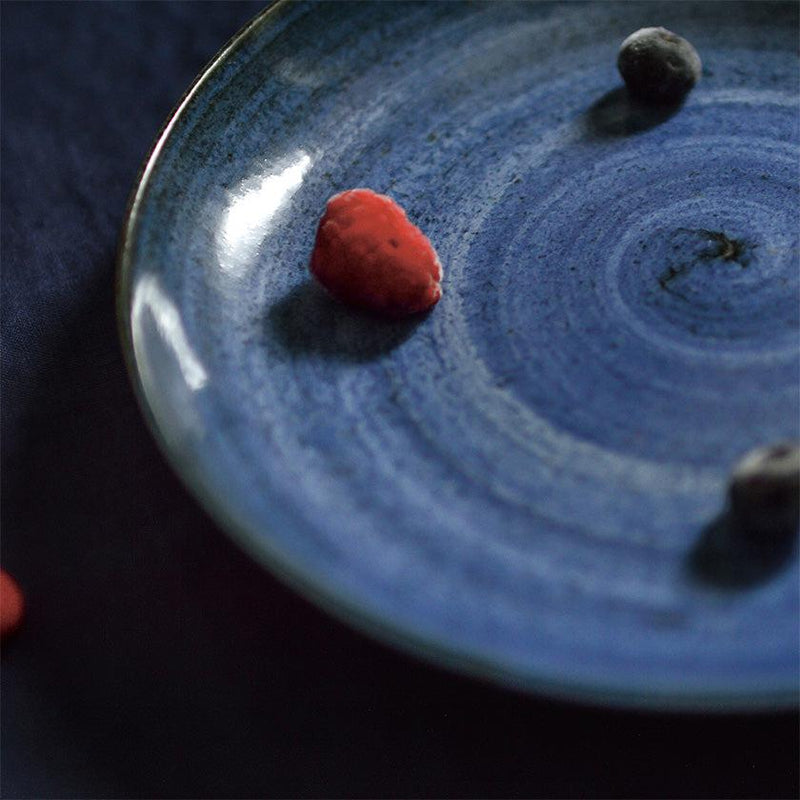 [大板（拼盤）]靛藍重8藍色| Hasami商品| Saikai Toki