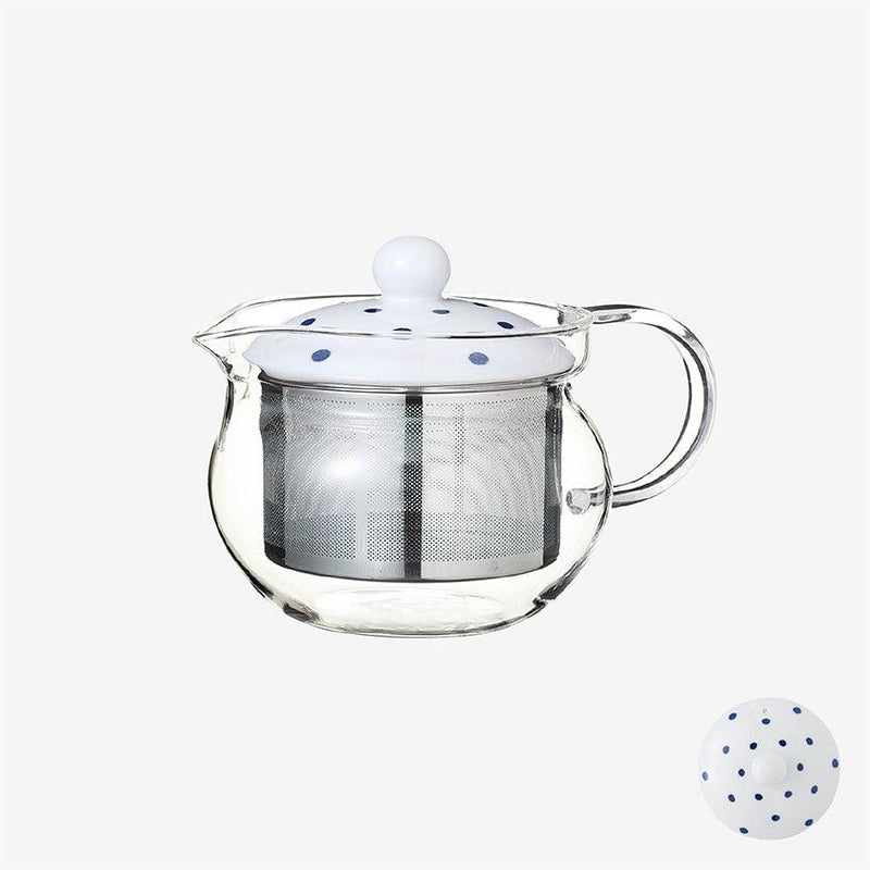 [JAPANESE TEA POT] INDIGO JAPAN SS MAME SHIBORI | HASAMI WARES| SAIKAI TOKI