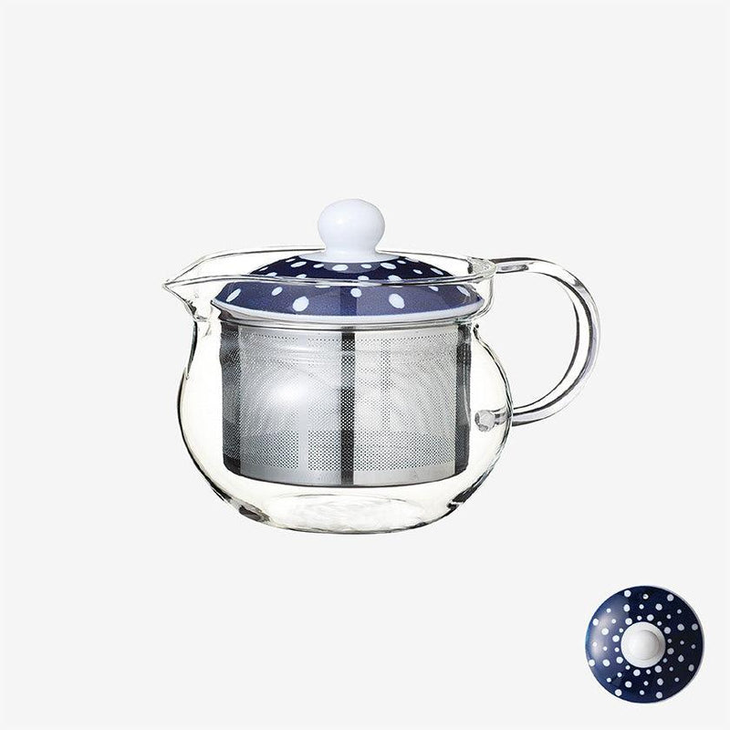 [JAPANESE TEA POT] INDIGO JAPAN SS SOMENUKI SHIBORI | HASAMI WARES| SAIKAI TOKI