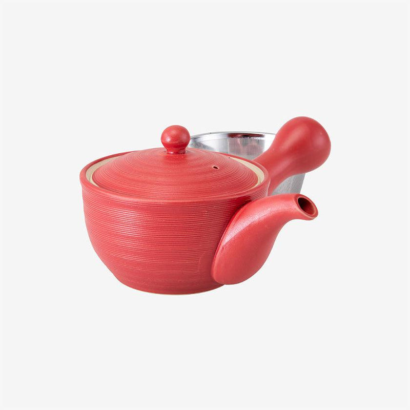 [JAPANESE TEA POT] AKA SEN-DAN SS RED | HASAMI WARES| SAIKAI TOKI