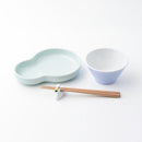 [DISH SETS] HIKE KIDS SET OF 3 (BLUE) | HASAMI WARES| SAIKAI TOKI
