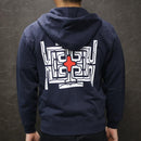 [HOODIE] IOll NAVY | AINU CRAFTS