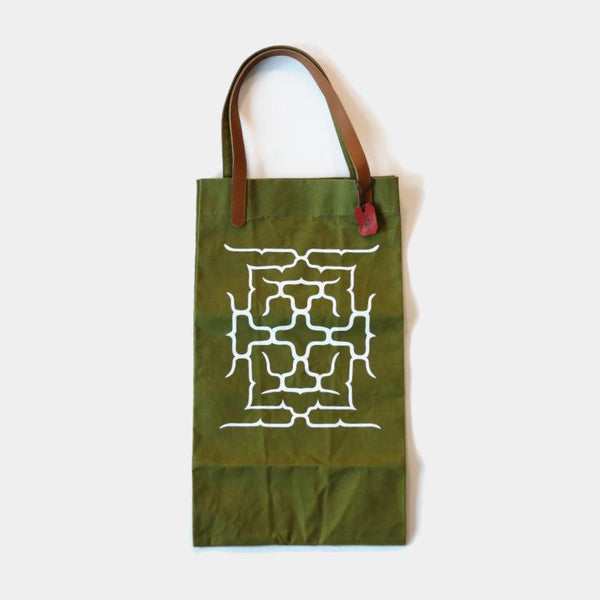 [手提袋]艾爾綠色| Ainu工藝