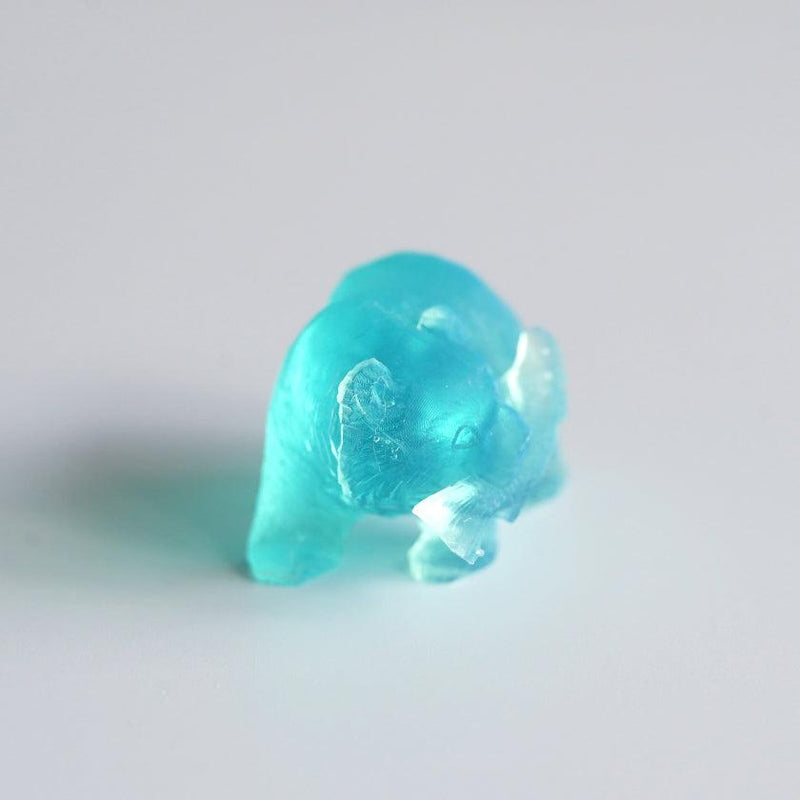 [小雕像] sandop鮭魚吃熊（淺藍色）| Ainu工藝