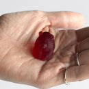 [FIGURINE] SINKOP SITTING BEAR (RED) | AINU CRAFTS