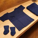 [GIFT BOX] THE HON-AIZOME BIRTH CELEBRATORY BABY GIFT SET FROM TOKUSHIMA | INDIGO-DYED | AERU