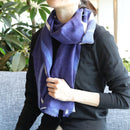 [SCARF] STREAMLINE (NAVY BLUE) S | KYO YUZEN DYEING | NOGIGUCHI KIHEI