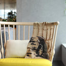 [STOLE] COTTON PENGUIN (BROWN) | KYO YUZEN DYEING | NOGIGUCHI KIHEI