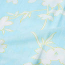 [STOLE] COTTON CHERRY BRANCH (LIGHT BLUE) | KYO YUZEN DYEING | NOGIGUCHI KIHEI