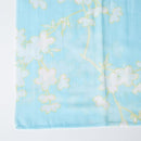[STOLE] COTTON CHERRY BRANCH (LIGHT BLUE) | KYO YUZEN DYEING | NOGIGUCHI KIHEI