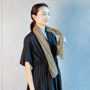 [STOLE] COTTON VERTICAL STRIPE (MULTICOLOR) | KYO YUZEN DYEING | NOGIGUCHI KIHEI