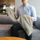 [STOLE] COTTON VERTICAL STRIPE (MULTICOLOR) | KYO YUZEN DYEING | NOGIGUCHI KIHEI