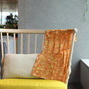 [STOLE] COTTON DANMARU ROUND BLUR (ORANGE) | KYO YUZEN DYEING | NOGIGUCHI KIHEI