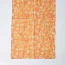 [STOLE] COTTON DANMARU ROUND BLUR (ORANGE) | KYO YUZEN DYEING | NOGIGUCHI KIHEI