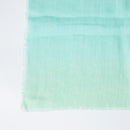 [STOLE] LINEN 190 X 52 MIXED GRADIENT (LIGHT BLUE) | KYO YUZEN DYEING | NOGIGUCHI KIHEI