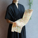 [STOLE] COTTON SMALL SQUARES (LIGHT RED) | KYO YUZEN DYEING | NOGIGUCHI KIHEI