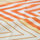 [STOLE] COTTON IRIKOBISHI (RED) | KYO YUZEN DYEING | NOGIGUCHI KIHEI