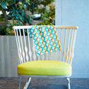 [STOLE] COTTON CLOISONNE (RED, BLUE & GREEN) | KYO YUZEN DYEING | NOGIGUCHI KIHEI