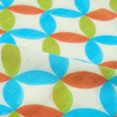 [STOLE] COTTON CLOISONNE (RED, BLUE & GREEN) | KYO YUZEN DYEING | NOGIGUCHI KIHEI