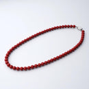 [NECKLACE] NANDINA (RED) | LACQUER BEAD | MASUISAI