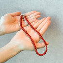 [NECKLACE] NANDINA (RED) | LACQUER BEAD | MASUISAI