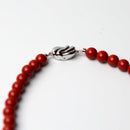 [NECKLACE] NANDINA (RED) | LACQUER BEAD | MASUISAI