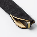 [HAND FAN] CRESCENT MOON (WHITE) BRONZE | KARAKAMI (JAPANESE PAPER)｜KEIBIFUGETSU