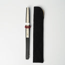 [HAND FAN] FULL MOON (WHITE) SILVER LEAF | KARAKAMI (JAPANESE PAPER)｜KEIBIFUGETSU