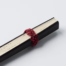 [HAND FAN] CRESCENT MOON (BLACK) BRONZE | KARAKAMI (JAPANESE PAPER)｜KEIBIFUGETSU